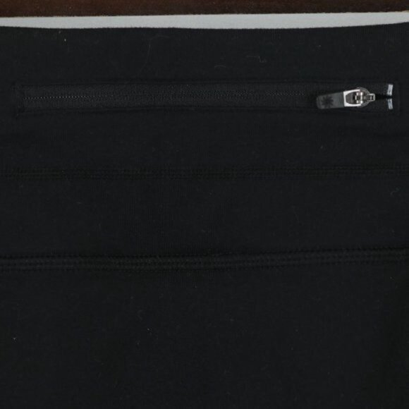 Athleta Acceleration Women's Small Black 2 in 1 Skirted Athletic Capri Leggings - Picture 5 of 10